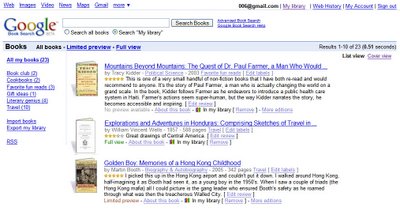 MyLibrary w Google Book Search